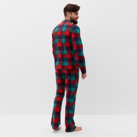 Pajama men's kaftan XMAS MOOD, size 54-4