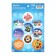 Paper stickers “Happy New Year”, for gifts, 14 x 21 cm, new year