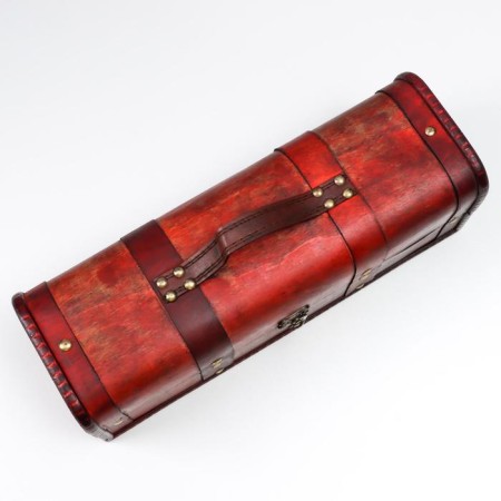 Casket Wood for a bottle "Middle Ages" 11.5x34.5x13 cm-3
