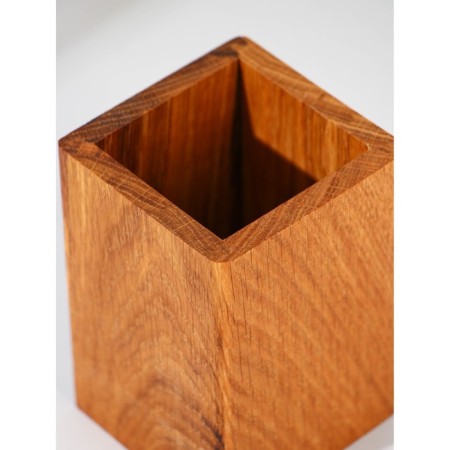 ADELICA tablet stand, 12 × 8 × 8 cm, oak-3