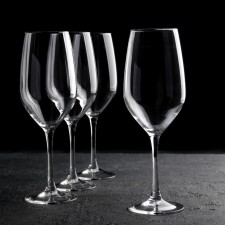 A set of glass glasses for the wine “TIME TIME. Bordeaux 