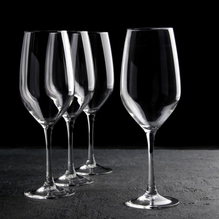 A set of glass glasses for the wine “TIME TIME. Bordeaux ", 580 ml, 4 pcs