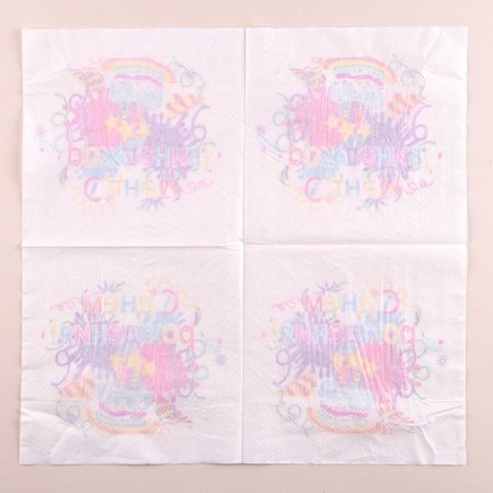 Paper napkins “Happy birthday”, 33x33 cm, set 20 pcs.-3