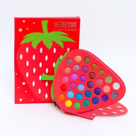 Palette of shadow shadows "strawberries", 30 colors