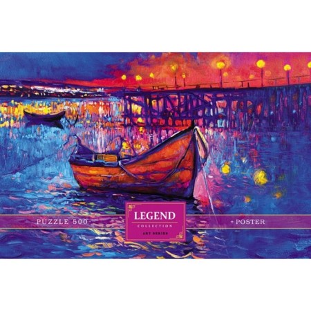 Puzzle "Evening Harbor", 500 elements-1