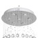 Lamp cascade "Adelisia" 7xled chrome 55x55x93cm Bayerlux