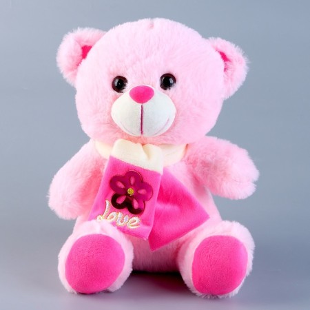 Soft toy "Mishutka in a scarf", 25 cm, color mix-8