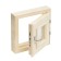 Window, 30 × 30cm, double glass of linden