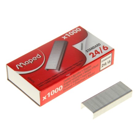 Staps for stapler No. 24/6 Maped Standard, 1000 pieces