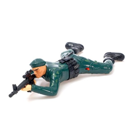Figure Soldier "Infantry", crawls, light and sound EF, in a bag