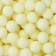 Sprinking confectionery "balls", 10 mm, yellow matte, 50 g