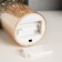 LED candle golden, 7.5 × 10 × 7.5 cm, wax, plastic, batteries AAAX3 (not in the kit), glow warm white