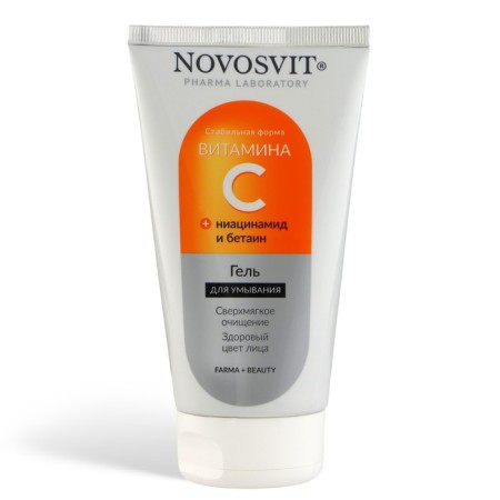 Washing gel with vitamin C NOVOSVIT Supporting Supervision, 150 ml