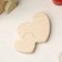 The workpiece for creativity "Two hearts", 8.8 x 6.2 x 1.2 cm, pine