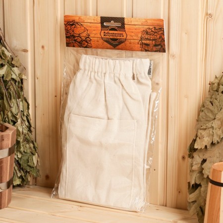 Kilt with a pocket for a bath and sauna, 150x69 cm, canvas, 230g/m-4