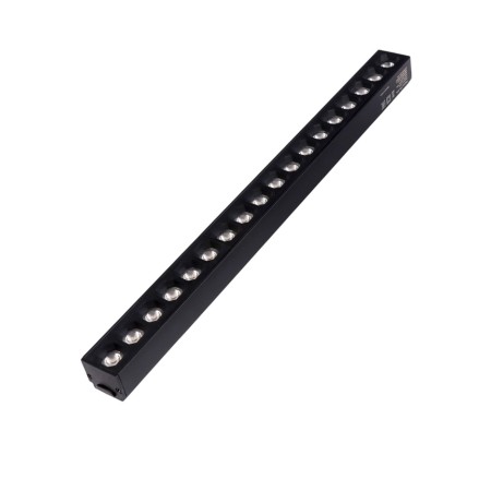 Track lamp, series "Flat" FTL-004, 18W, 48V, 4000K, IP20, 370mm, black