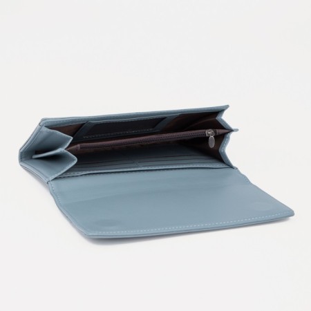 Women's wallet on magnets, blue color-2