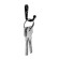 Hook furniture tundra TKO001, one -rod, black, 50 pcs