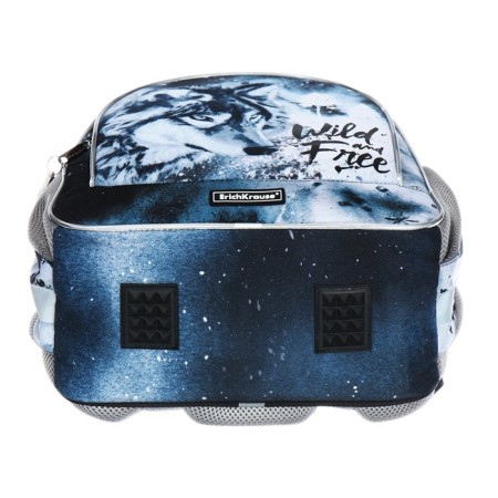 School backpack Erich Krause Ergoline 15l, 39 x 28 x 14 cm, ergonomic back, Timber Wolf 60100-6