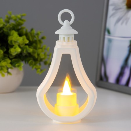 Nightmare "Frozen candle" 3xlr1130 White 5x8.5x15 cm Risalux-1