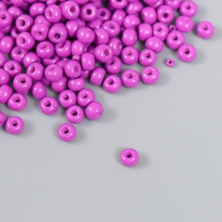 Glass beads 6/0 "purple" 15 g