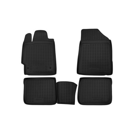 Rugs in the cabin for Toyota Camry (VI, VIR) XV40, 2006-2011, 4 pcs.