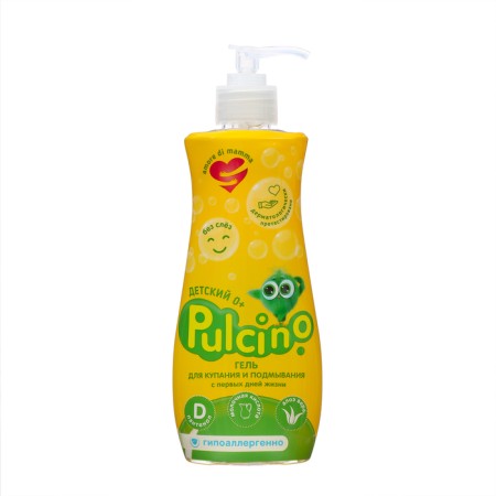Pulcino bathing gel, from the first days of life, 255 ml
