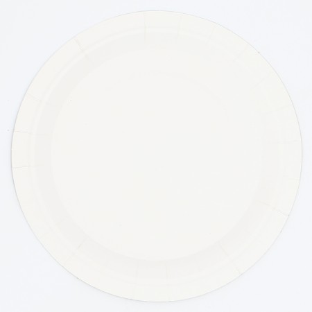 Paper plates, 6 pcs, black color-2