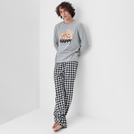 New Year. Pajama men's kaftan happy together size 50-2