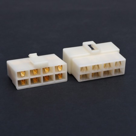 Car connector, dj7081-6.3-11/21, 8 contacts, set 5 pcs-2