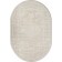 Oval carpet Valentis mikonos, size 80x150 cm, color Cream/Cream