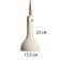 Lauda lamp E27 40W white 11x13x33-183 cm