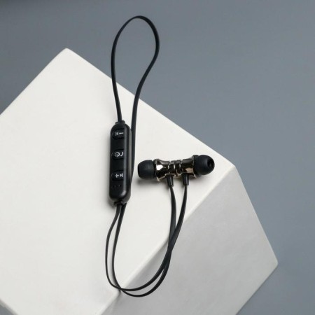 Wireless magnetic headphones with a microphone "Real Man", mod. I12, 9 x 13.5 cm-2