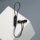 Wireless magnetic headphones with a microphone "Real Man", mod. I12, 9 x 13.5 cm