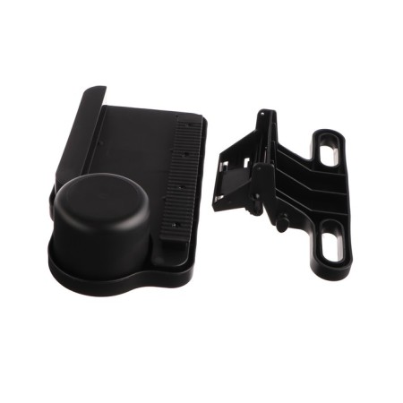 A table with a cup holder for a headrest.-2