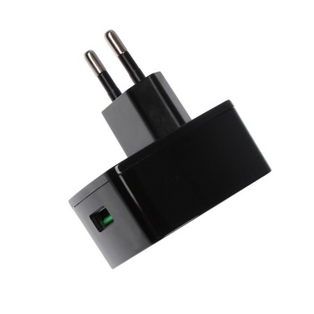 Network charger Hoco C70A, 18 W, USB Qc3.0 - 3 A, black-1