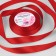 Satin ribbon, 20 mm × 23 ± 1 m, color red No. 26