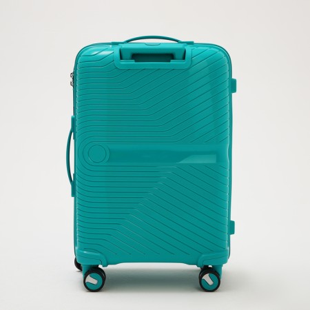Middle suitcase 24 ", lightning department, code castle, 4 wheels, turquoise color-5
