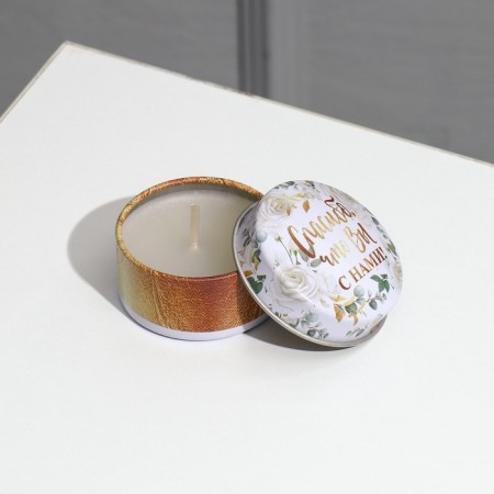 A candle, a gift to guests “Thank you for us”, 2.5 x 5 cm.-2