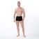 Panties boxers are male, black color, size 50-52