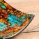 Decorative plate 20x20x5 cm, ceramics