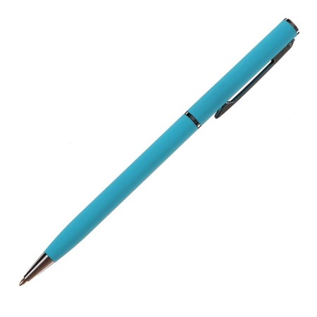 Switching handle, 0.7 mm, BrunovisConti Palermo, Blue rod, metal case Soft Touch turquoise, in case-1