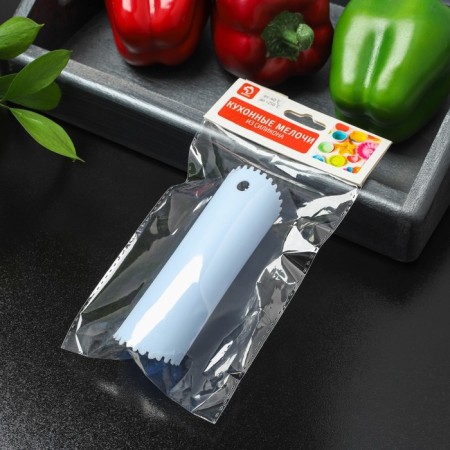 Pipe for cleaning garlic shares "Tirik", 12 × 3.5 cm, blue color-2