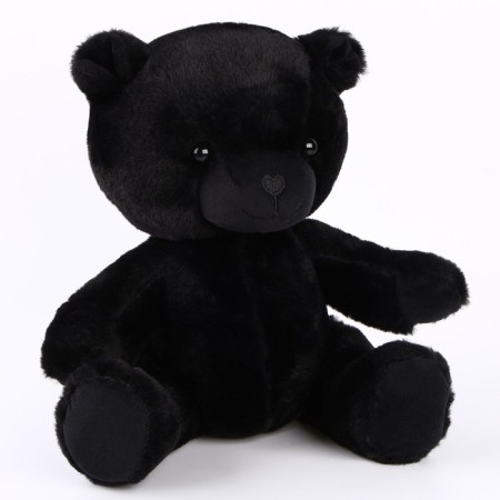 Soft toy "Bear", 25 cm, black color-3