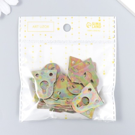 Suspension metal for paintings, photo frames gold 3.2x3.1 cm-5