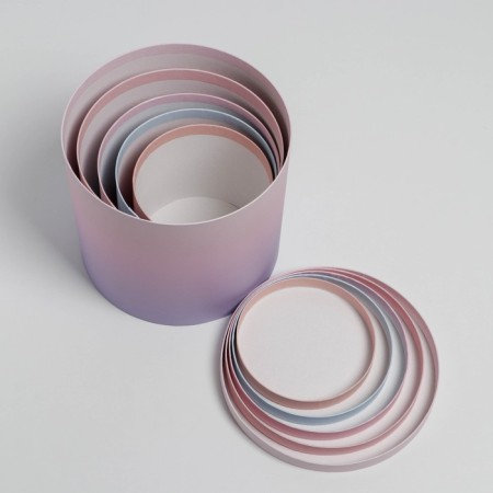 Set of boxes 5 in 1, gift packaging, “gradient 3”, 13 x 13.5–19.5 x 23 cm-10