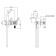 Bronze de Luxe 1760’s 3253SB bidetor, with hygienic shower, brass, black
