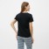 Women's T -shirt "Christmas tree", black color, size 50