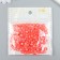 Beads for creativity plastic "English letters" Red set 20 grams 0.4x0.7x0.7 cm