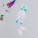 Plastic sticker "Dress the doll. Mermaid" 15x20 cm